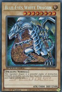 Blue-Eyes White Dragon (Secret) [SBCB-EN087] Secret Rare | North of Exile Games