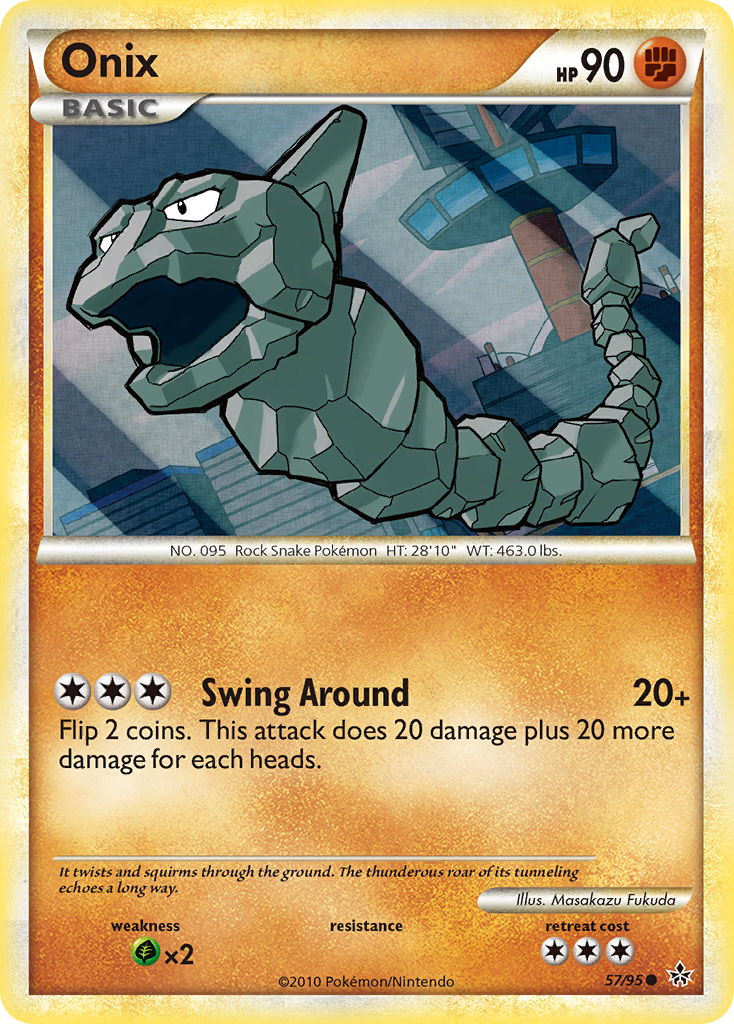 Onix (57/95) [HeartGold & SoulSilver: Unleashed] | North of Exile Games