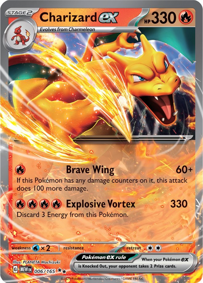 Charizard ex (006/165) [Scarlet & Violet: 151] | North of Exile Games