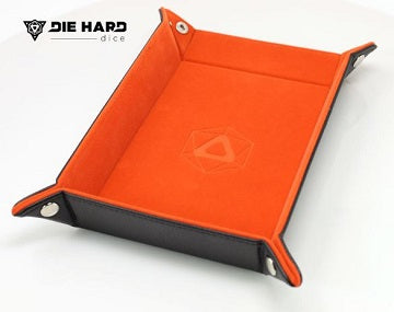 Table Armor Rectangle Dice Tray: Orange | North of Exile Games