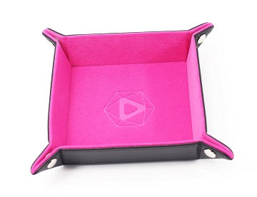 Table Armor Square Dice Tray: Pink | North of Exile Games