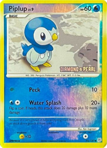 Piplup (93/130) (Diamond and Pearl) [Burger King Promos: 2008 Collection] | North of Exile Games