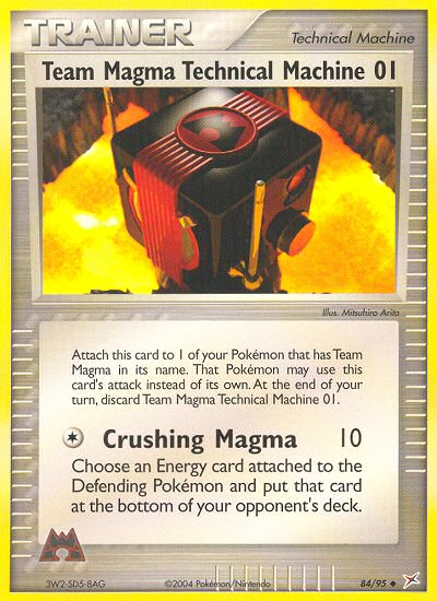 Team Magma Technical Machine 01 (84/95) [EX: Team Magma vs Team Aqua] | North of Exile Games