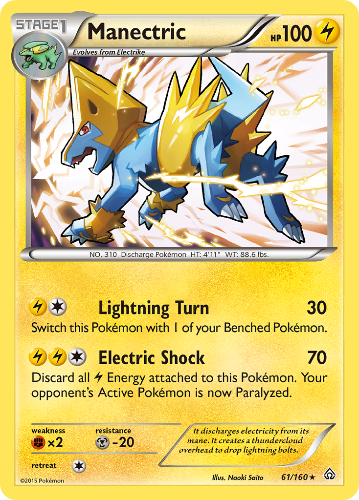Manectric (61/160) [XY: Primal Clash] | North of Exile Games