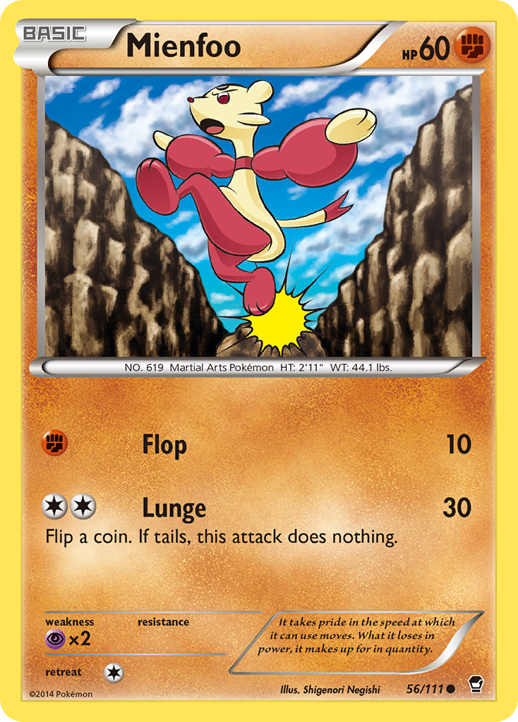 Mienfoo (56/111) [XY: Furious Fists] | North of Exile Games