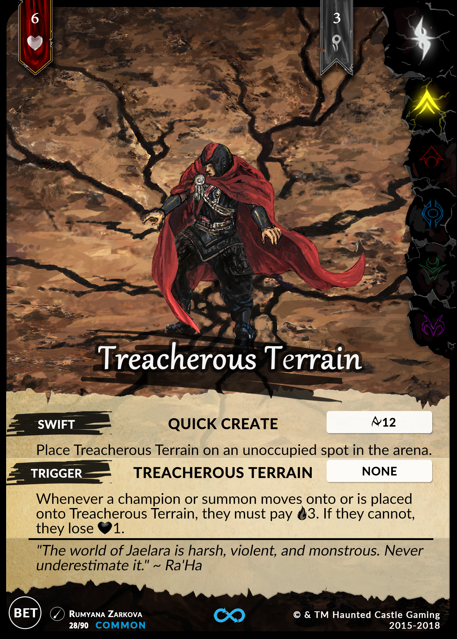 Treacherous Terrain (Beta, 28/90) | North of Exile Games