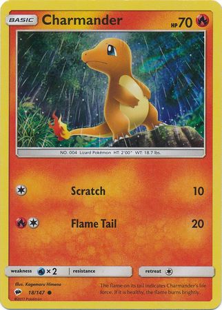Charmander (18/147) (Premium Collection Promo) [Sun & Moon: Burning Shadows] | North of Exile Games