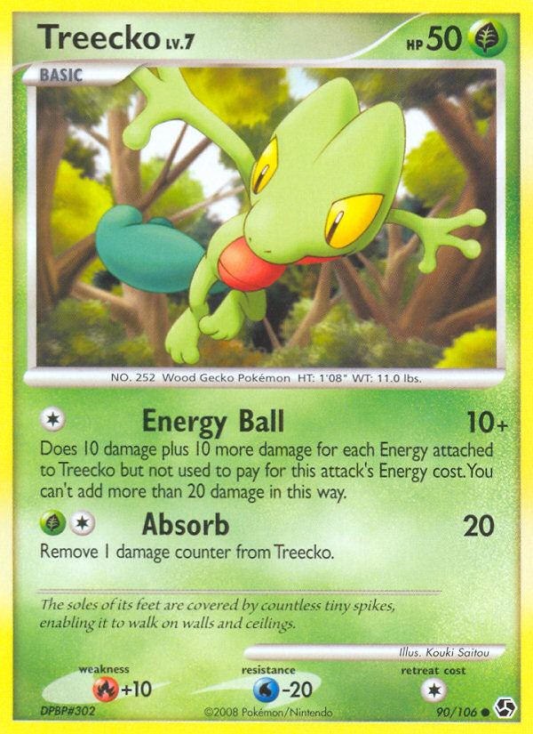 Treecko (90/106) [Diamond & Pearl: Great Encounters] | North of Exile Games
