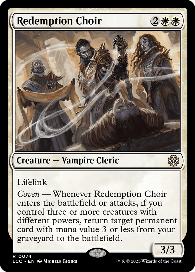 Redemption Choir [The Lost Caverns of Ixalan Commander] | North of Exile Games