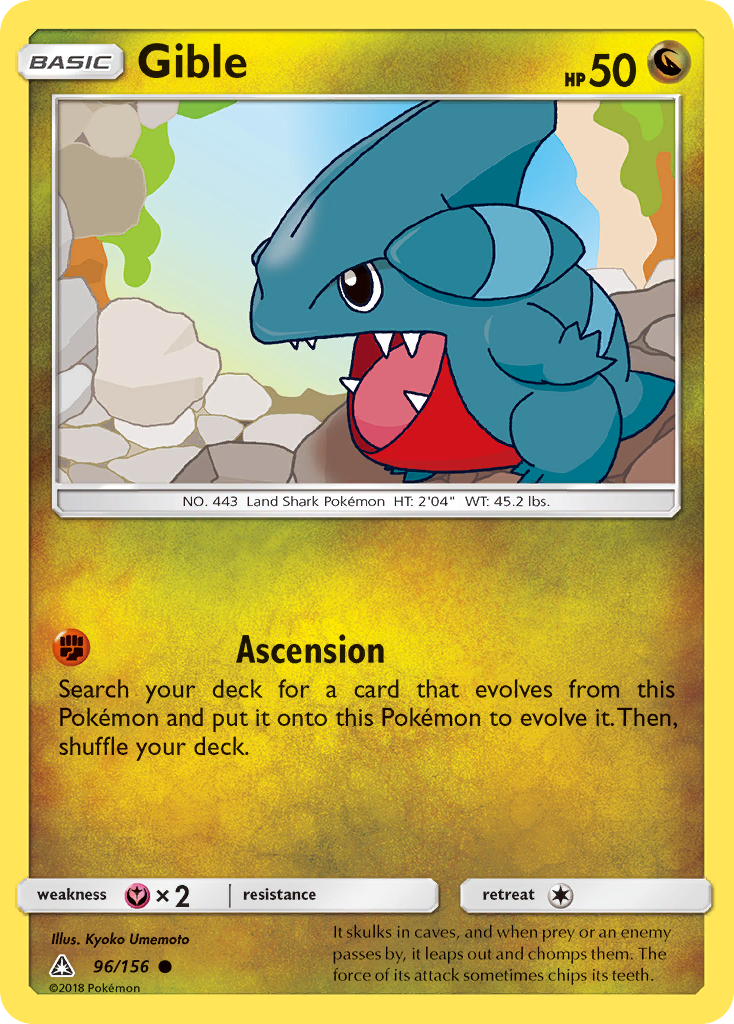 Gible (96/156) [Sun & Moon: Ultra Prism] | North of Exile Games