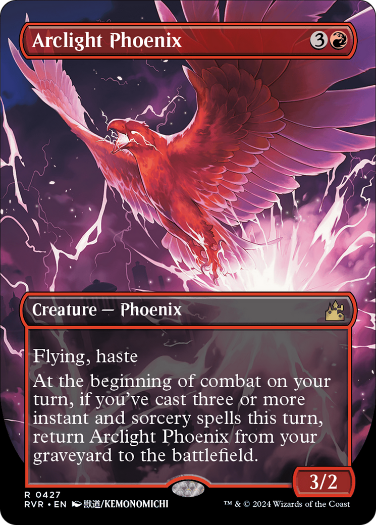 Arclight Phoenix (Anime Borderless) [Ravnica Remastered] | North of Exile Games