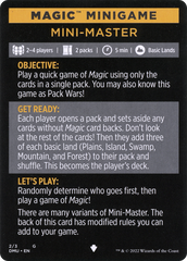 Mini-Master (Magic Minigame) [Commander Legends: Battle for Baldur's Gate Minigame] | North of Exile Games
