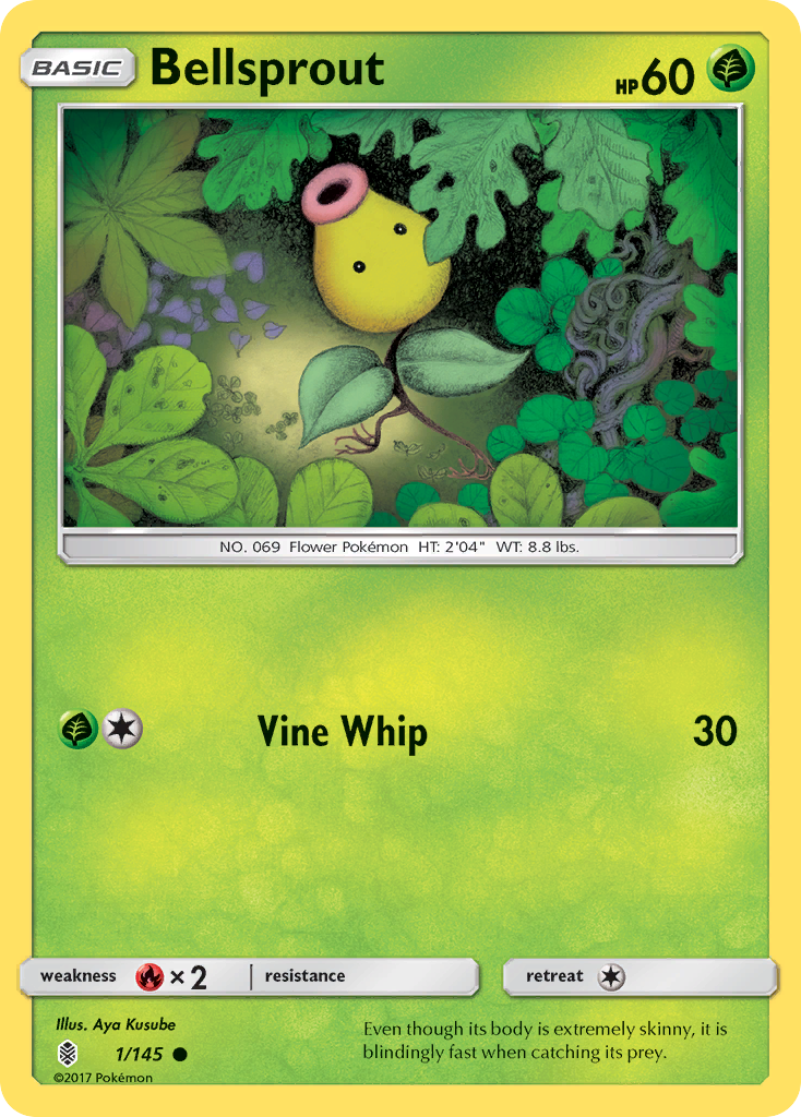 Bellsprout (1/145) [Sun & Moon: Guardians Rising] | North of Exile Games