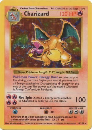 Charizard (4/102) [Base Set Shadowless Unlimited] | North of Exile Games