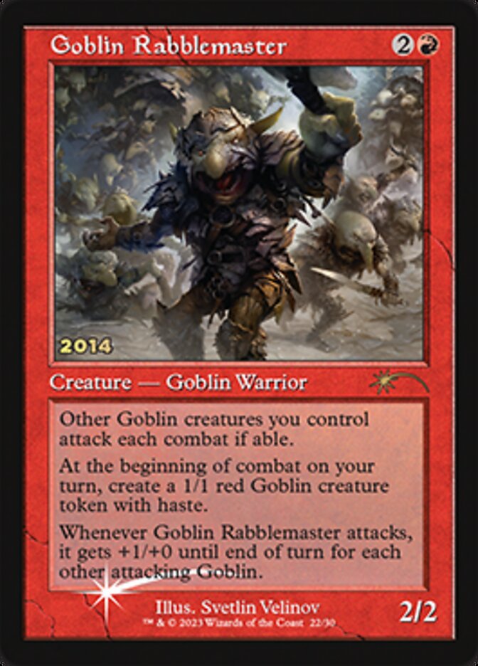 Goblin Rabblemaster [30th Anniversary Promos] | North of Exile Games