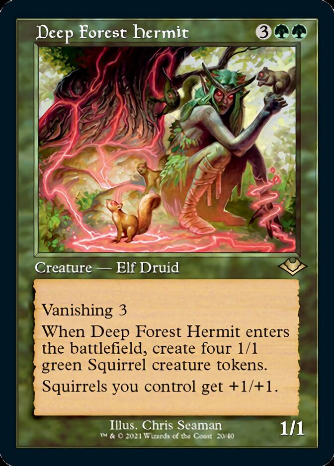 Deep Forest Hermit (Retro Foil Etched) [Modern Horizons 2] | North of Exile Games