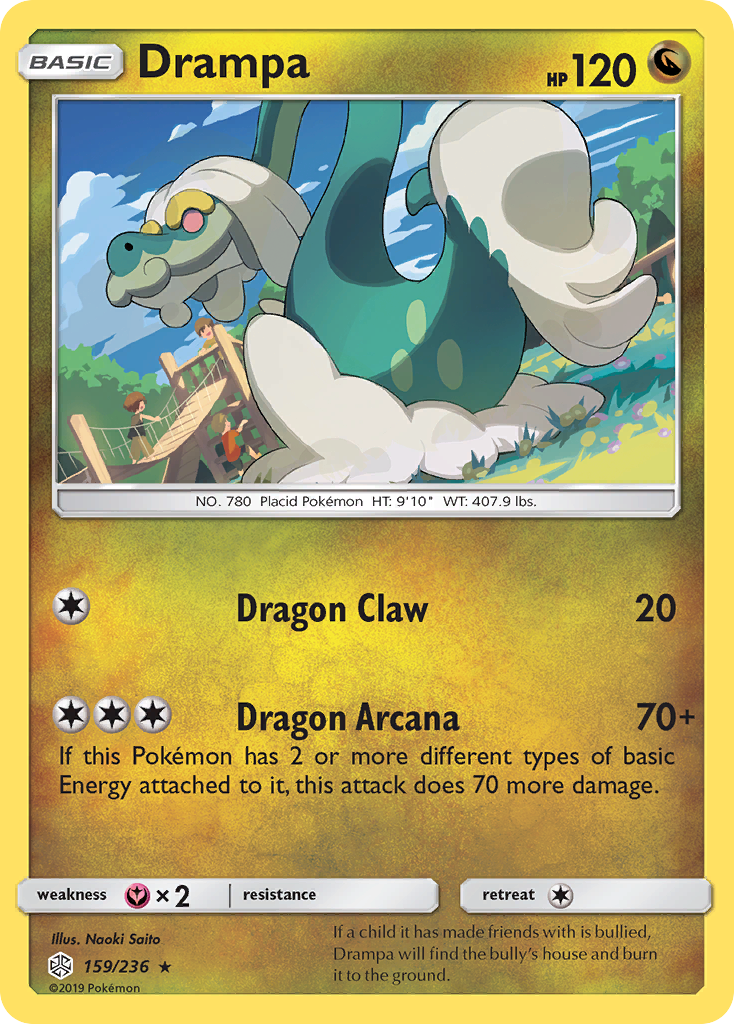 Drampa (159/236) [Sun & Moon: Cosmic Eclipse] | North of Exile Games