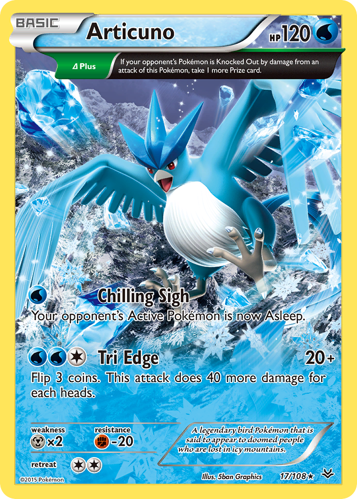 Articuno (17/108) [XY: Roaring Skies] | North of Exile Games