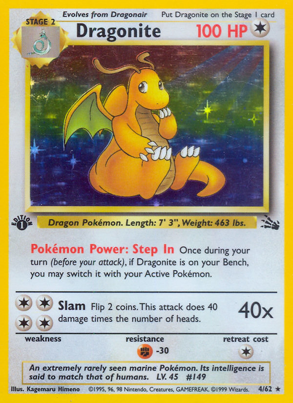 Dragonite (4/62) [Fossil 1st Edition] | North of Exile Games