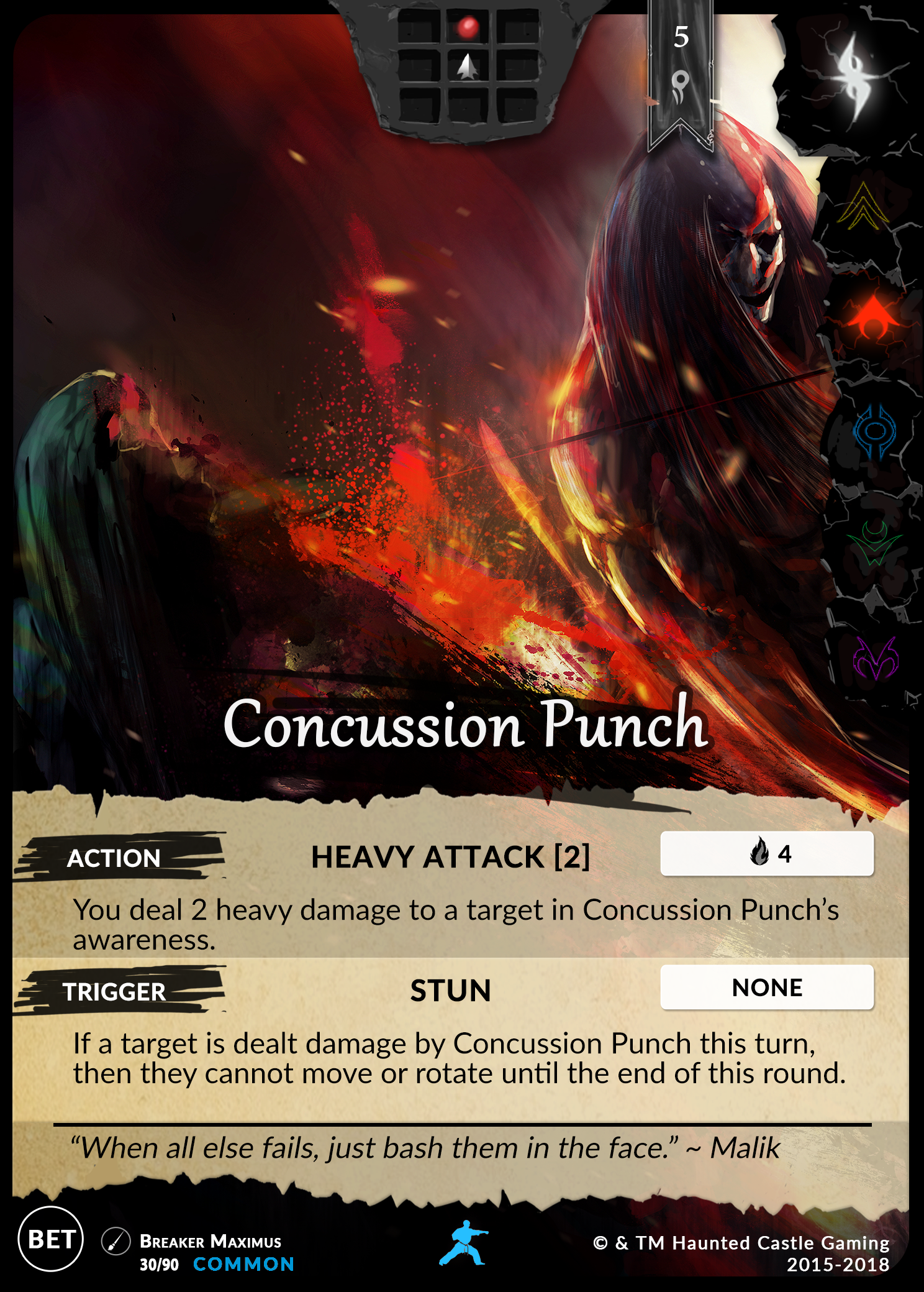 Concussion Punch (Beta, 30/90) | North of Exile Games