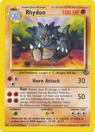 Rhydon (45/64) [Jungle Unlimited] | North of Exile Games