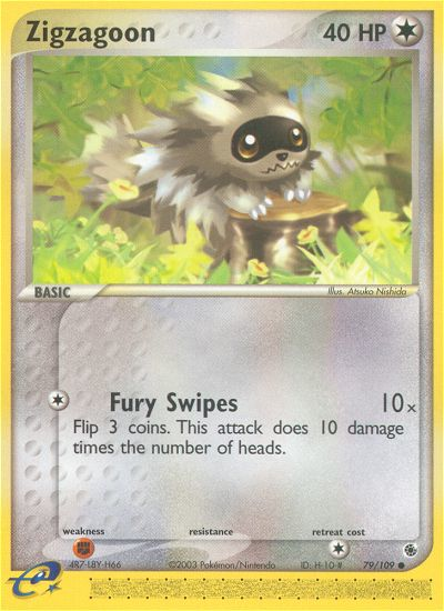Zigzagoon (79/109) [EX: Ruby & Sapphire] | North of Exile Games