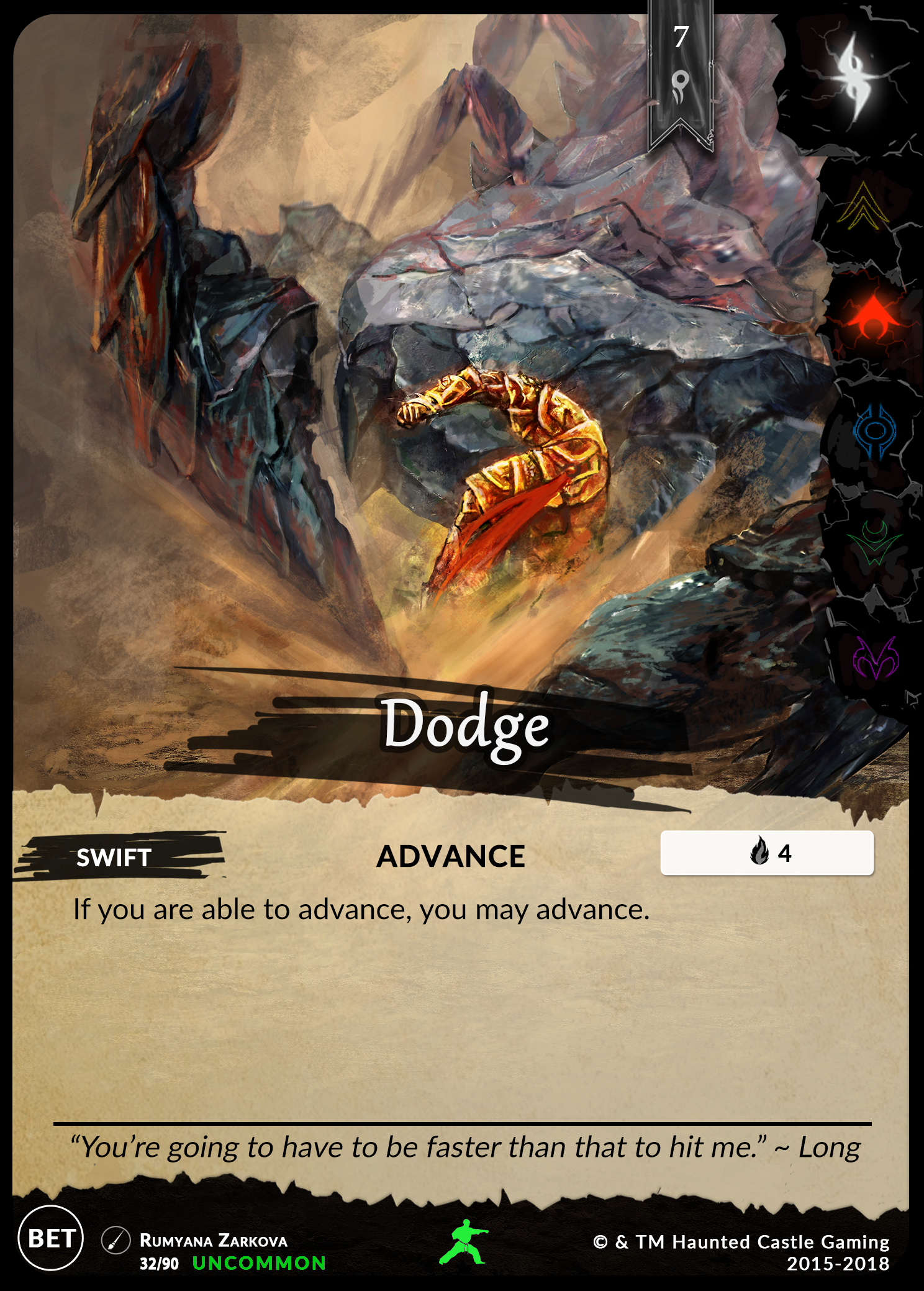 Dodge (Beta, 32/90) | North of Exile Games