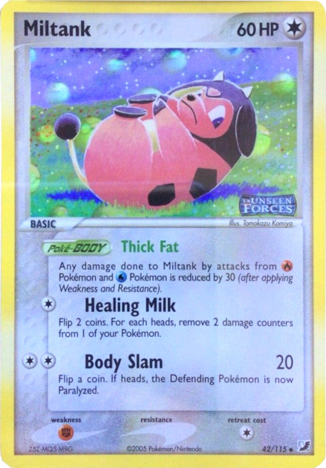 Miltank (42/115) (Stamped) [EX: Unseen Forces] | North of Exile Games