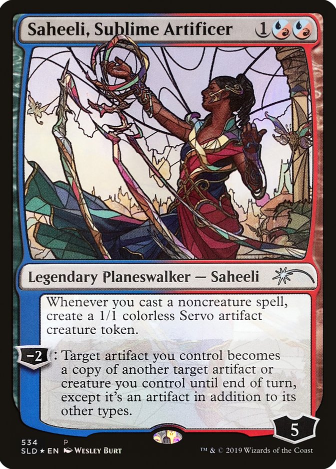 Saheeli, Sublime Artificer (Stained Glass) [Secret Lair Drop Promos] | North of Exile Games