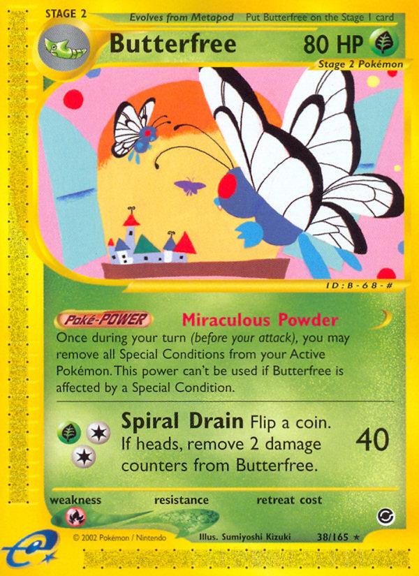 Butterfree (38/165) [Expedition: Base Set] | North of Exile Games