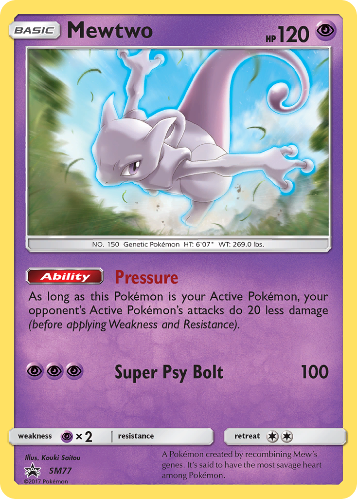 Mewtwo (SM77) [Sun & Moon: Black Star Promos] | North of Exile Games