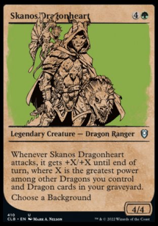 Skanos Dragonheart (Showcase) [Commander Legends: Battle for Baldur's Gate] | North of Exile Games