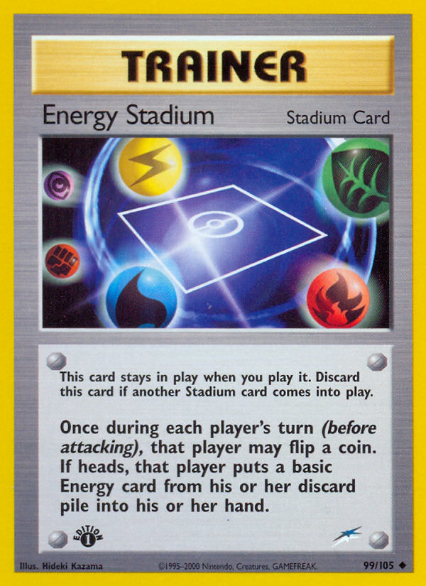 Energy Stadium (99/105) [Neo Destiny 1st Edition] | North of Exile Games