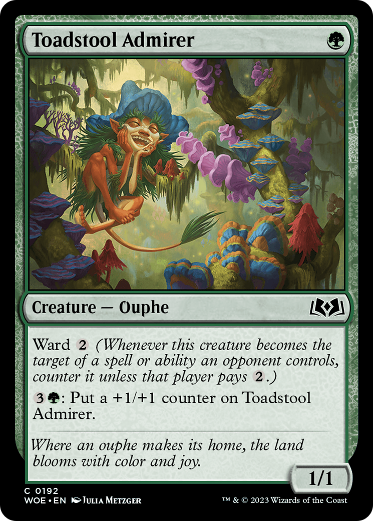 Toadstool Admirer [Wilds of Eldraine] | North of Exile Games