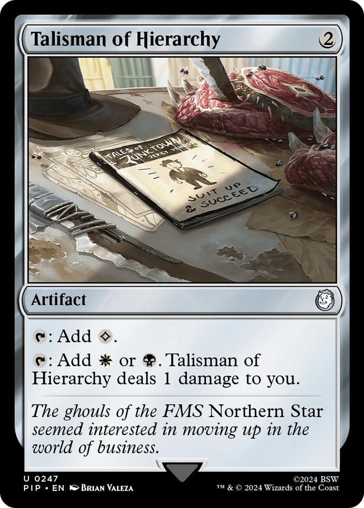 Talisman of Hierarchy [Fallout] | North of Exile Games