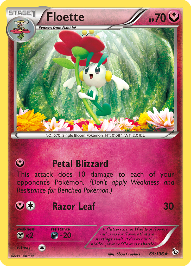 Floette (65/106) [XY: Flashfire] | North of Exile Games