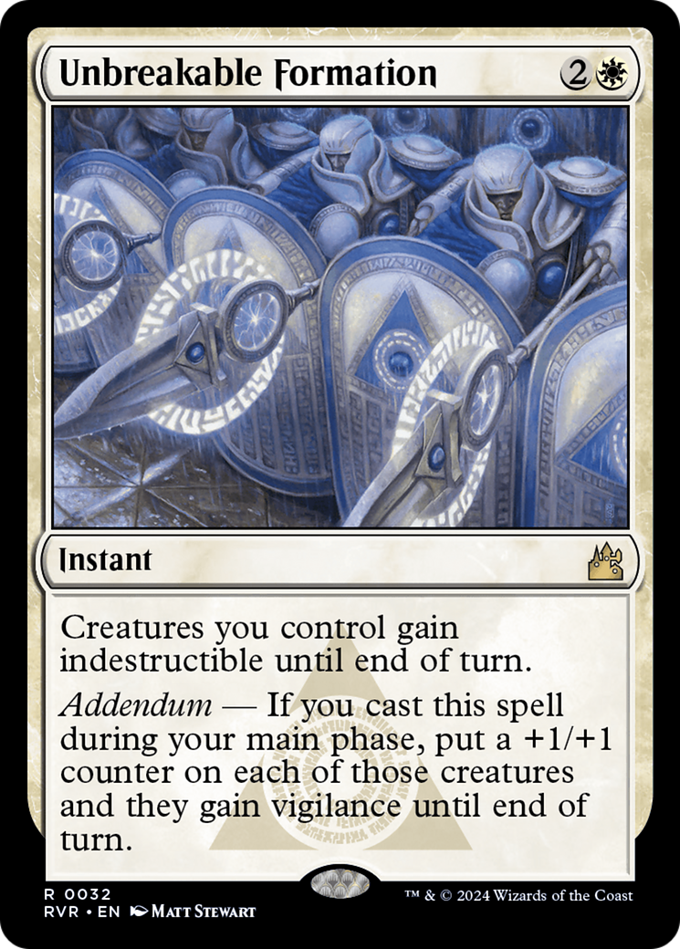 Unbreakable Formation [Ravnica Remastered] | North of Exile Games