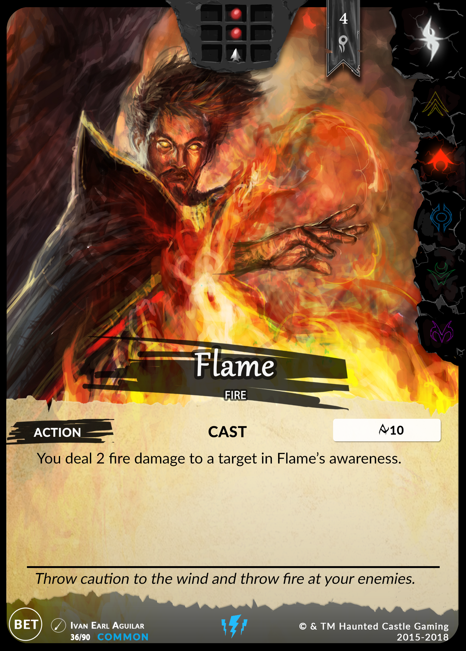 Flame (Beta, 36/90) | North of Exile Games