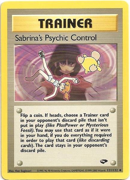 Sabrina's Psychic Control (121/132) [Gym Challenge Unlimited] | North of Exile Games