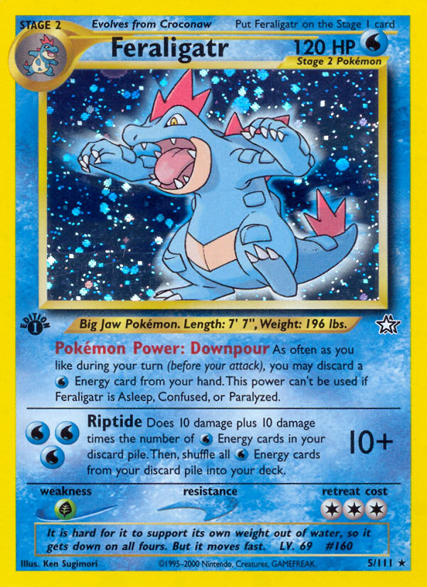 Feraligatr (5/111) [Neo Genesis 1st Edition] | North of Exile Games