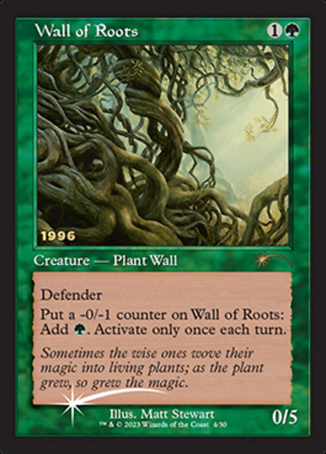 Wall of Roots [30th Anniversary Promos] | North of Exile Games