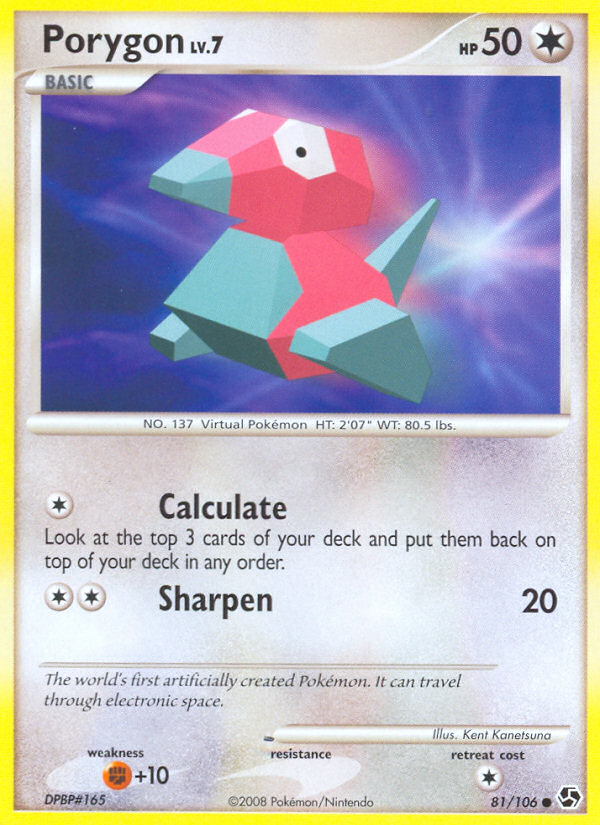 Porygon (81/106) [Diamond & Pearl: Great Encounters] | North of Exile Games