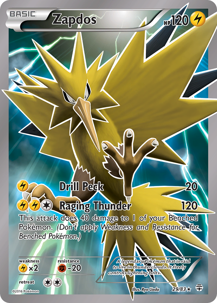 Zapdos (29/83) [XY: Generations] | North of Exile Games