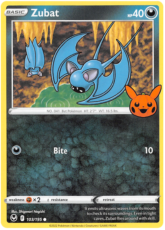 Zubat (103/195) [Trick or Trade 2023] | North of Exile Games