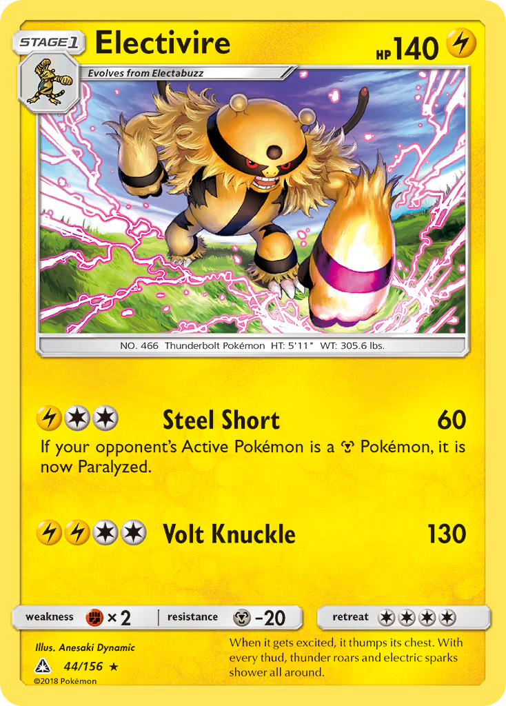 Electivire (44/156) [Sun & Moon: Ultra Prism] | North of Exile Games