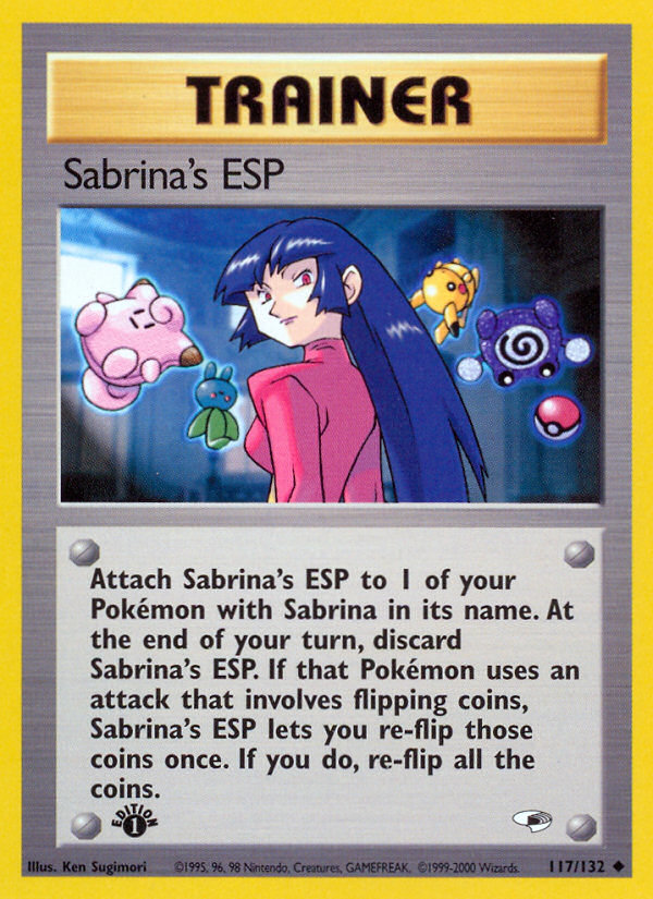 Sabrina's ESP (117/132) [Gym Heroes 1st Edition] | North of Exile Games