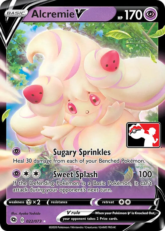 Alcremie V (22/73) [Prize Pack Series One] | North of Exile Games
