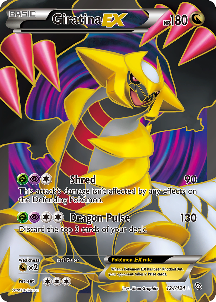 Giratina EX (124/124) [Black & White: Dragons Exalted] | North of Exile Games