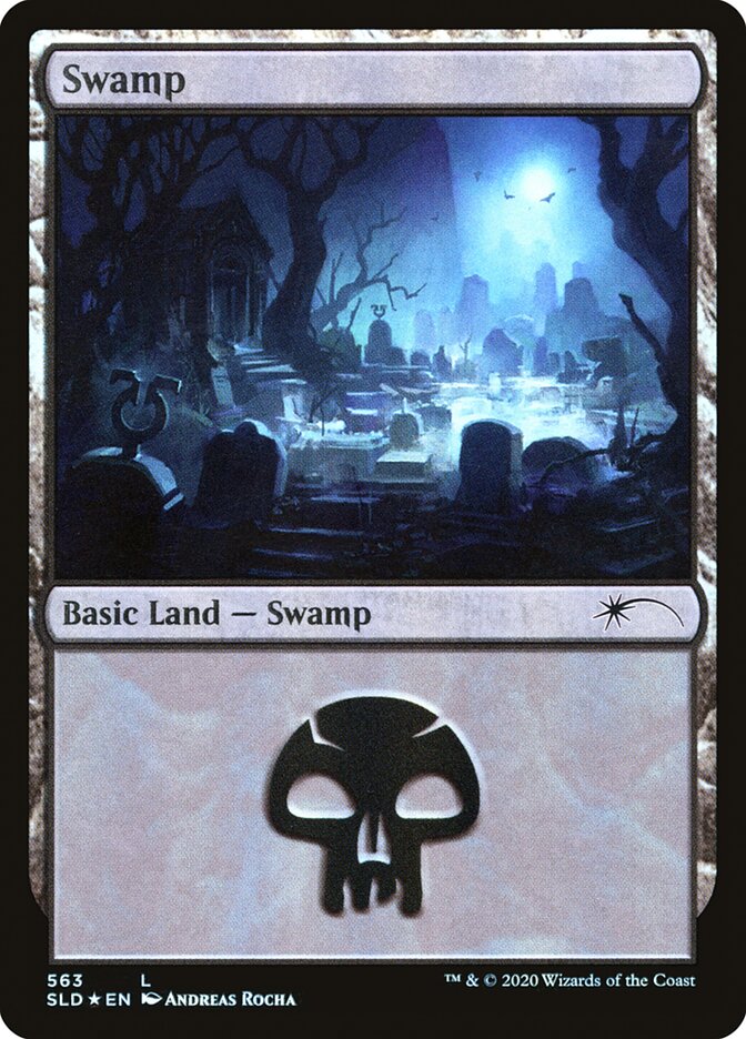 Swamp (Spooky) (563) [Secret Lair Drop Promos] | North of Exile Games