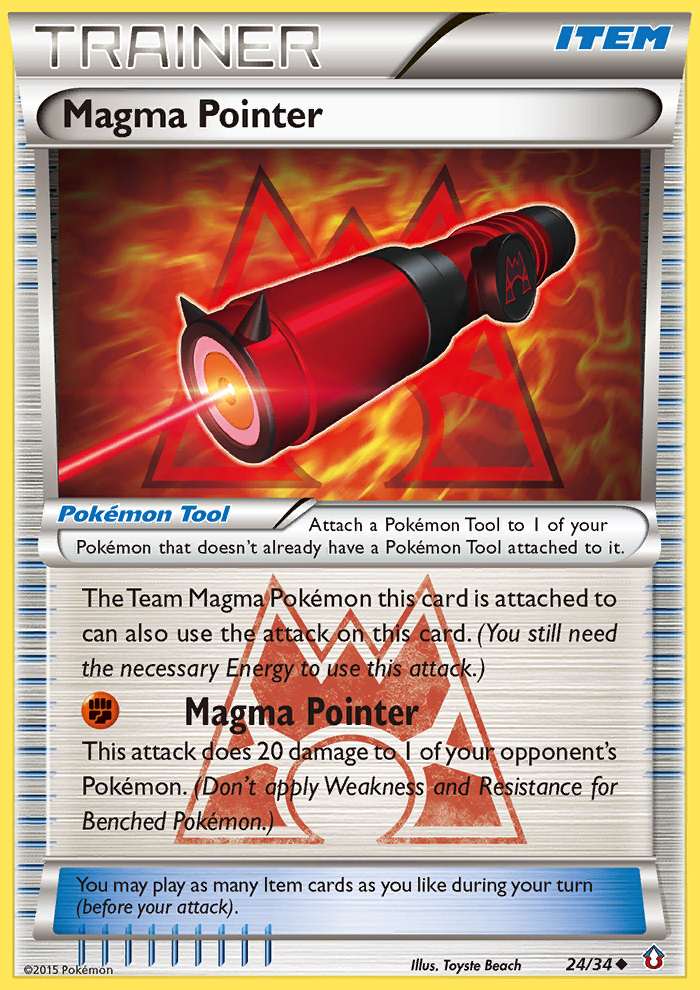 Magma Pointer (24/34) [XY: Double Crisis] | North of Exile Games